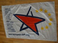 European Left | Die Linke EU Flagge Düsseldorf - Friedrichstadt Vorschau