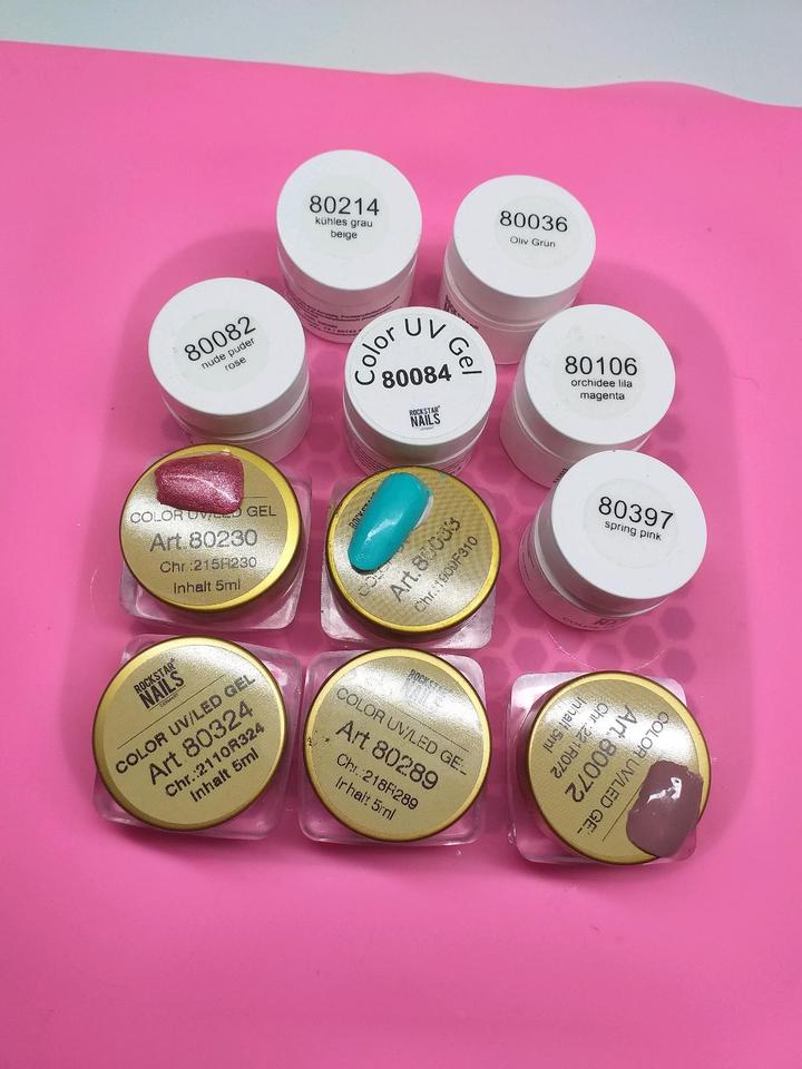 Uv farbgel Rockstar Nails je 3€/Set nailart nägel in Marienmünster