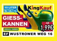 Giesskanne Gießkanne  Wo❓ KingKauf Erfurt ‼️ Wasserkanne ab 1,99€ Thüringen - Erfurt Vorschau