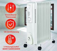 Ölradiator 2000 Watt Elektroheizung 9 Rippen Heizkörper Heizung Nordrhein-Westfalen - Herne Vorschau