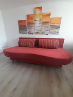 Schlafcouch Couch Sofa Rot Wohnzimmer Nordrhein-Westfalen - Nümbrecht Vorschau