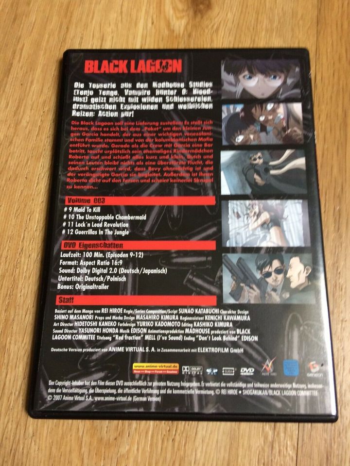 Black Lagoon 1 Episoden 1-12 Top Zustand in Handeloh