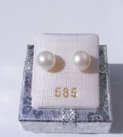 9 mm echte Perlen. 585 Gold Ohrringe. NEU.      (333/750/950) Hessen - Herborn Vorschau
