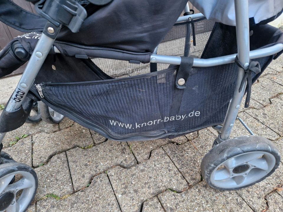 Knorr Baby Buggy Kinderwagen schwarz leicht in Renningen
