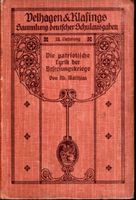 Die patriotische Lyrik der Befreiungskriege von Adolf Matthias Niedersachsen - Apensen Vorschau