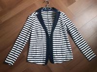 Blazer Sweatblazer 42 44 46 Comma Streifen Gestreift Blau Weiß Hessen - Rotenburg Vorschau