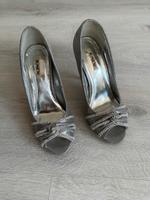 Jumex Peep-Toes Silber, Gr. 37 Essen - Bredeney Vorschau
