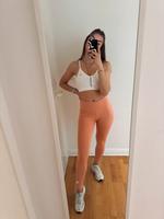 Leggings Nike orange S Hessen - Fulda Vorschau