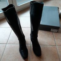 Stiefel Leder Mexx schwarz Gr. 39 Duisburg - Duisburg-Mitte Vorschau