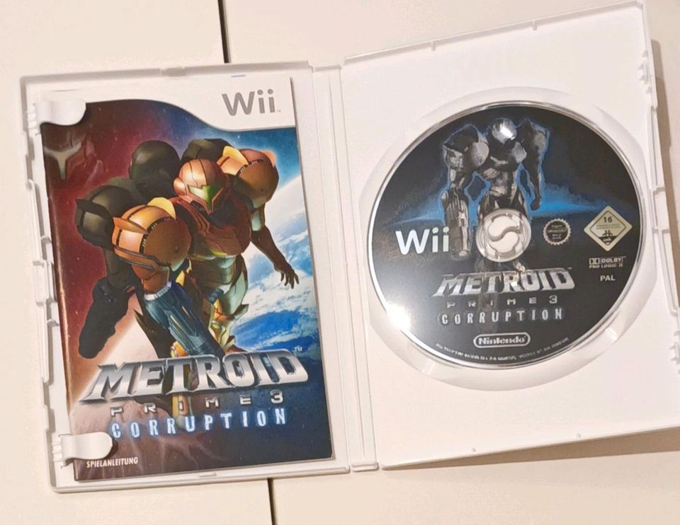 NINTENDO Wii Spiel Metroid Prime 3: Corruption, komplett !! in Bad Soden am Taunus