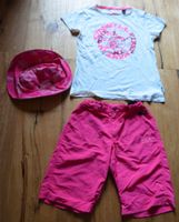 Verkaufe T-Shirt kurze Hose Sommerhut Set Gr. 164 Bayern - Halblech Vorschau