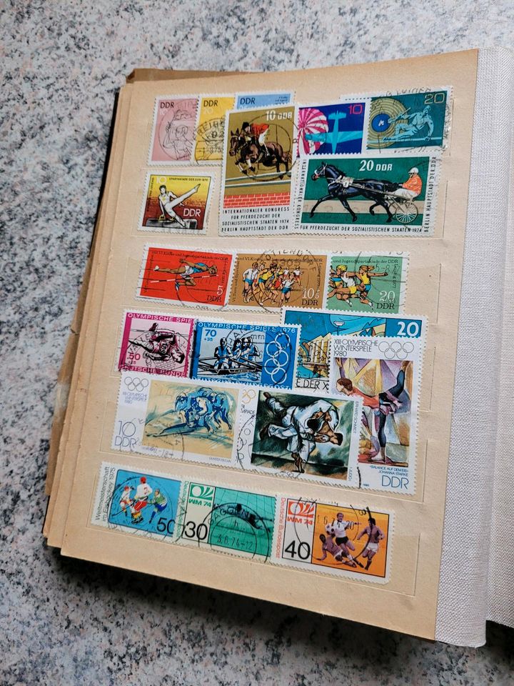 Briefmarkensammlung 1965 bis 1980 in Wurzen