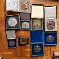 Alte Medaillen 50er 60er Jahre, Würzburg Frankfurt Karlsruhe Bayern - Nüdlingen Vorschau