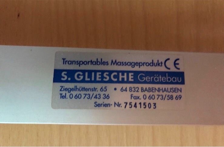 Massageliege tragbar Koffer Liege in Solingen