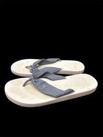 Vintage Esprit Flip Flops – blau, weiß kariert (Gr. 40) Frankfurt am Main - Westend Vorschau