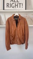 Tigha Herren Echte Lederjacke Blouson Gr. L/Cognac TOP! Hessen - Hochheim am Main Vorschau