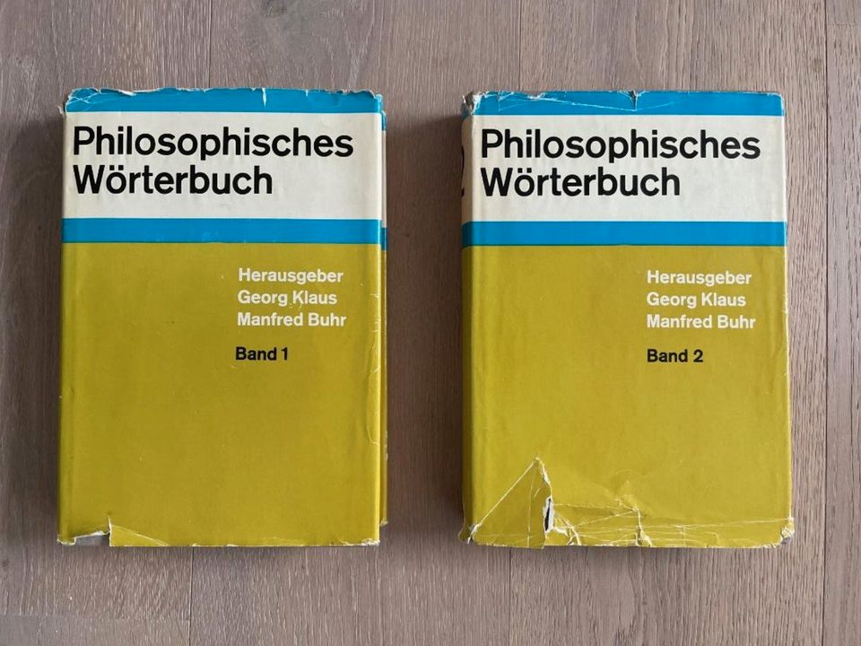 Philosophisches Wörterbuch Band 1 + 2 G. Klaus M. Buhr in Linsengericht