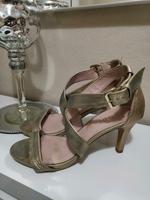 Echtleder Pumps Lodi Größe 40 gold taupe matt Bielefeld - Brackwede Vorschau