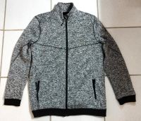 Herrenjacke Strickfleece, grau meliert Niedersachsen - Liebenburg Vorschau