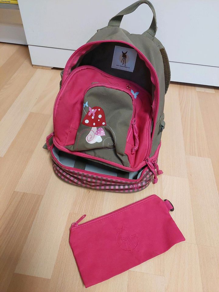 Lässig Kita Rucksack pink Pilz in Essen