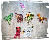 DINO Applikation Patch Bügelbild Schultüte Aufnäher T-REX Raptor Grabfeld - Grabfeld-Jüchsen Vorschau