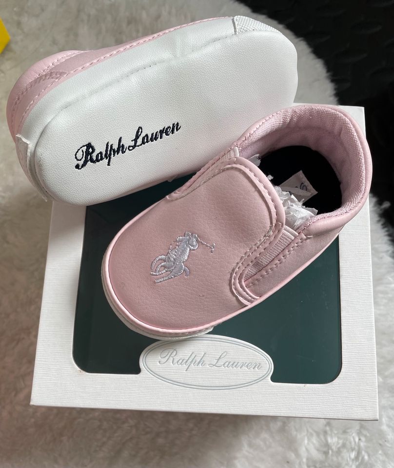 Ralph Lauren Baby Schuhe Pink Rosa Gr 18 Neu in Frankfurt am Main