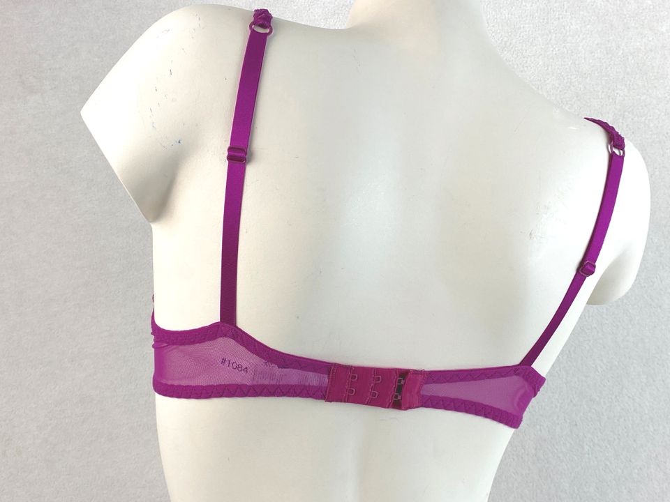 AUBADE gemoldeter Push Up BH 75C magenta wie neu in Leipzig