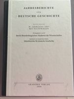 JAHRESBERICHTE FÜR DEUTSCHE GESCHICHTE Buch  Baden-Württemberg - Salem Vorschau