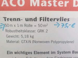 ACO Master Trenn- & Filtervlies (10 x 1 m)