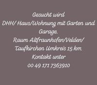 Suche DHH/Haus/Wohnung Bayern - Altfraunhofen Vorschau
