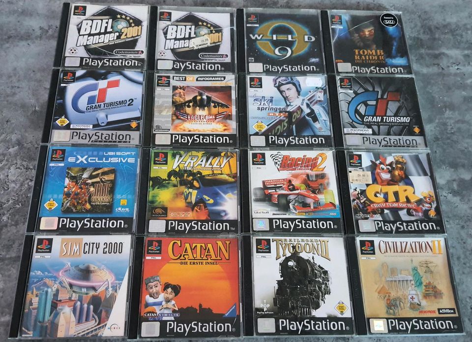 Ps1 Spielesammlung in Halle