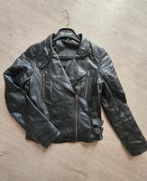 Lederjacke Bikerjacke Jacke echtes Leder schwarz 38 Bayern - Augsburg Vorschau