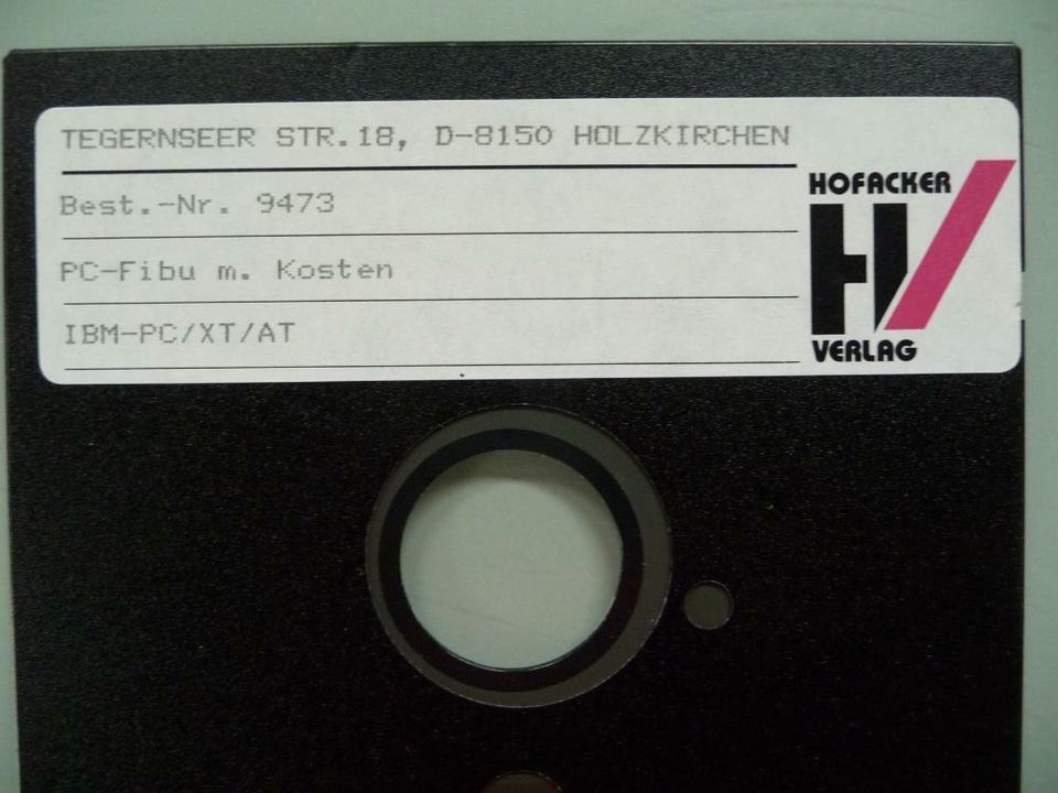 MS-DOS Finanzbuchhaltung  5 ¼“ - Disk 5,25 Zoll  Sammler Software in Menden