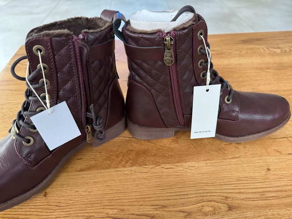 Damen Boots Stiefel von Tom Tailor Neu, Größe 38 in Bielefeld