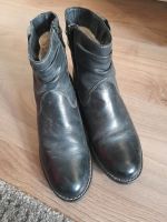 Stiefel Boots Stiefeletten schwarz Leder Fifth Avenue Gr. 38 Hessen - Taunusstein Vorschau