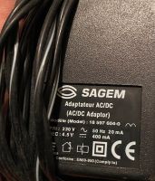 SAGEM Adapter Ladekabel Original Frankfurt am Main - Dornbusch Vorschau