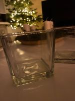 2x Dekoglas Glasvase Kerzenglas 4-eckig Nordrhein-Westfalen - Bad Salzuflen Vorschau