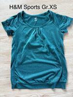 H&M Sports Tshirt Gr. XS in Petrol Bayern - Karlstadt Vorschau