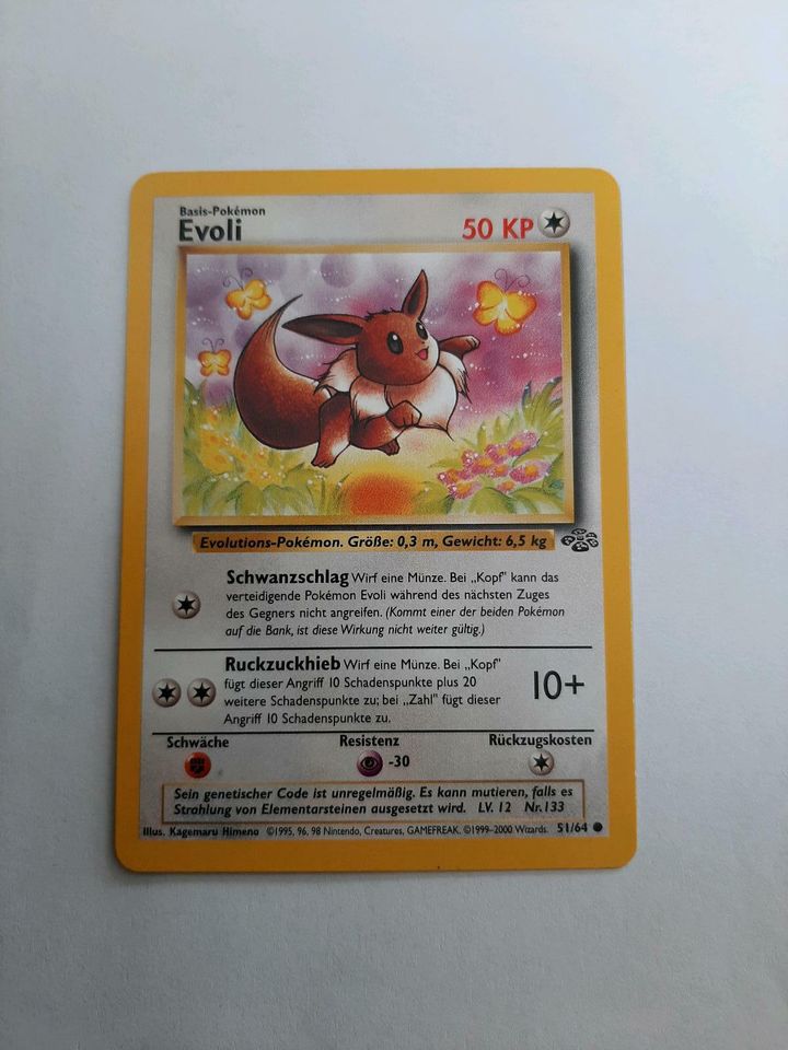 Pokemon Karte Evoli 51/64 in Rosenheim