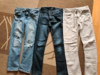 3 Jeans Hose strech Loch H&M+yigga Größe 146 Bayern - Herzogenaurach Vorschau
