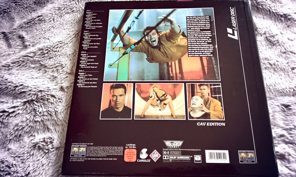 Laserdisc Laser Disc Total Recall Schwarzenegger limitierte Aufla in Pulheim