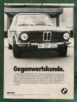 BMW 1802 Werbeanzeige Reklame 1974 Niedersachsen - Velpke Vorschau