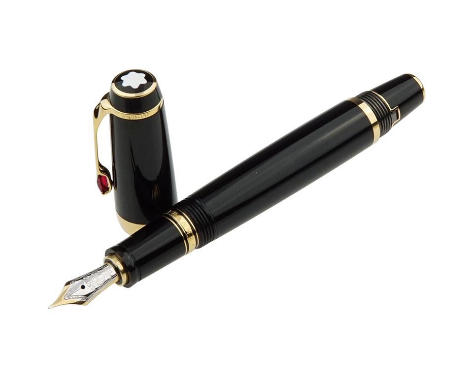 Montblanc Boheme Rouge Füller Nr.25100 Gold 14 Karat EF-Feder NEU in Pfarrkirchen