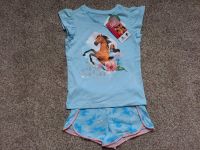 NEU Sommer-Schlafanzug Größe 104 Shorty Pyjama Pferd Spirit Düsseldorf - Friedrichstadt Vorschau