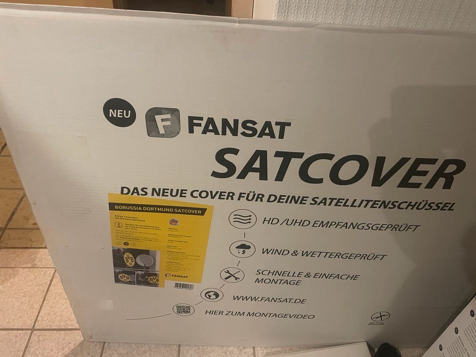 Fansat BVB Satschüssel Logo 78cm NEU in Kassel