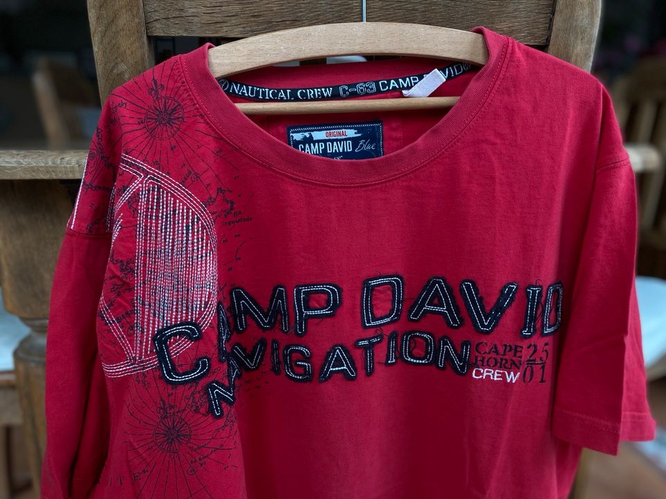 Camp David Herren T-Shirt Gr XXL in Schöne Aussicht, Gem Masburg