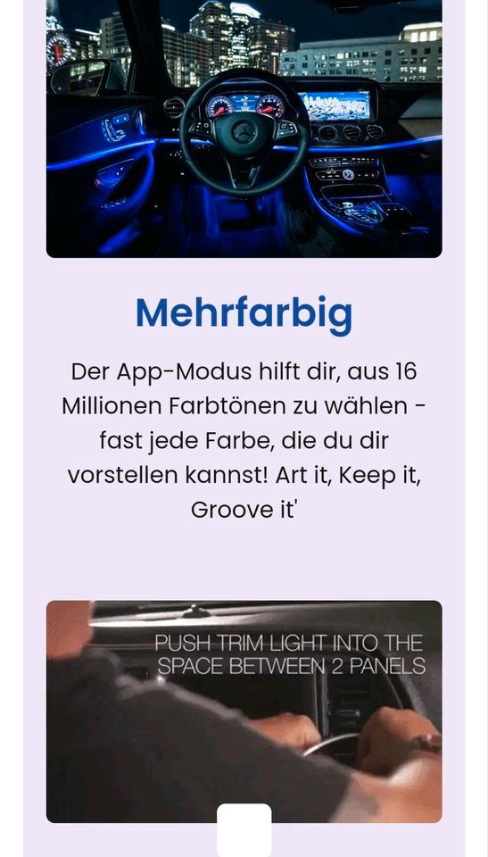 Neu: NP. 86,65€,  Ambientebeleuchtung per App in Berlin