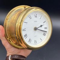 STOCKBURGER maritime Wanduhr Schiffsuhr Bootsuhr Messing recht gr Brandenburg - Schulzendorf bei Eichwalde Vorschau