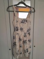 H&M Cremefarbenes Kleid mit Blumenmuster Größe S Nordfriesland - Niebüll Vorschau
