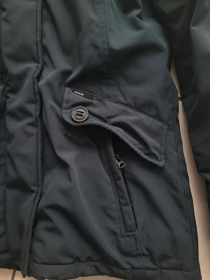 Khujo Winterjacke Gr.M blau Parka Mantel neuwertig in Bielefeld